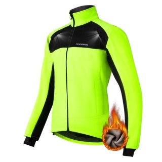Rockbros kurtka męska YPW055 czarny-fluor XL Rockbros