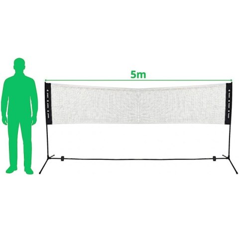 SIATKA I STELAŻ DO GRY W BADMINTONA 5X1.55M POKROWIEC ENERO Enero
