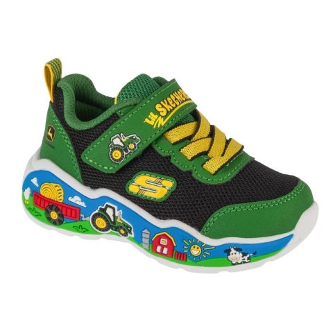 Skechers Play Scene - Barn-Squad Buddies 407065N-GNBK Zielone 21 Skechers