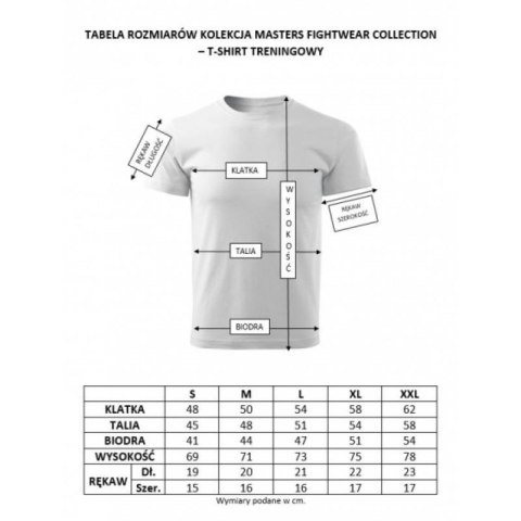 Koszulka treningowa Masters Fightwear Collection "Warrior" M 06119-M Masters