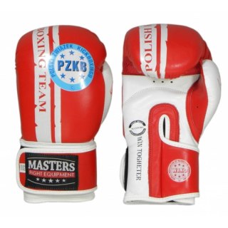 Rękawice bokserskie Masters Rbt-PZKB-W 011101-02W Masters