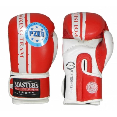 Rękawice bokserskie Masters Rbt-PZKB-W 011101-02W Masters