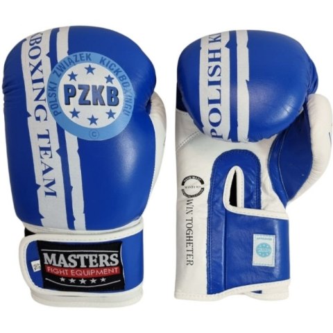 Rękawice bokserskie Masters Rbt-PZKB-W 011101-02W Masters