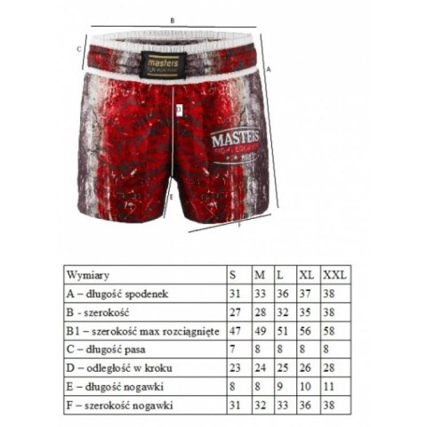 Spodenki Masters SK1-MFE M 06621-M02 Masters