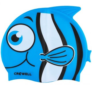 Czepek pływacki silikonowy Crowell Nemo-Jr-nieb Crowell
