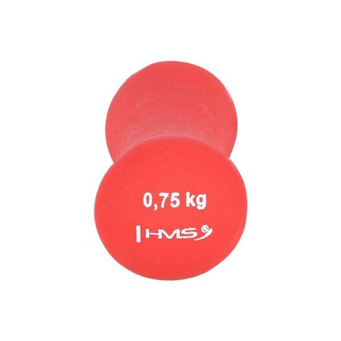 Ciężarek żeliwny pokryty neoprenem 0,75kg 17025 HMS
