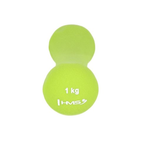 Ciężarek żeliwny pokryty neoprenem HMS 1kg 17025 17-47-112 HMS