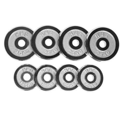 Sztangielki w walizce CHROME HMS 2x10kg STC20 HMS