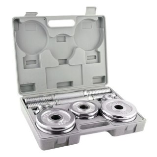 Sztangielki w walizce CHROME HMS 2x7,5kg STC15 HMS