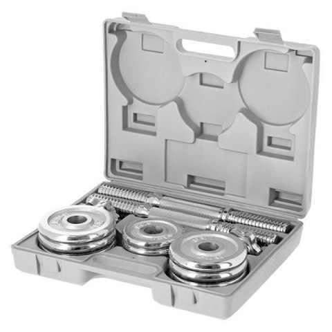 Sztangielki w walizce CHROME HMS 2x7,5kg STC15 HMS