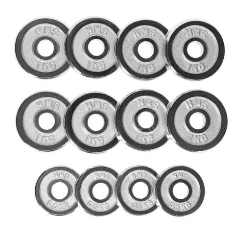 Sztangielki w walizce CHROME HMS 2x7,5kg STC15 HMS