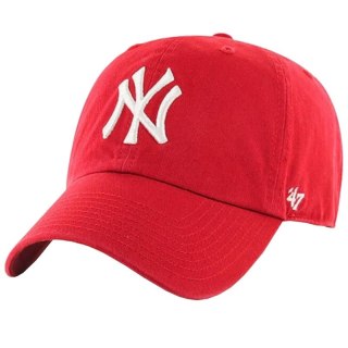 Czapka z daszkiem 47 Brand New York Yankees MLB Clean Up Cap B-RGW17GWS-RD 47 Brand