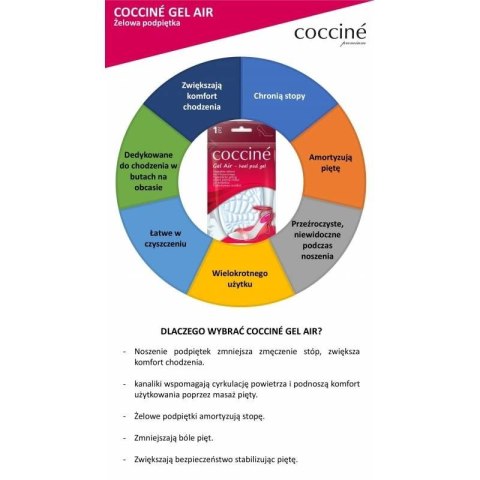 Podpiętki żelowe Coccine DA0258 Coccine