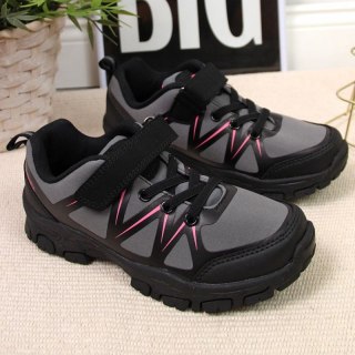 Buty trekkingowe na rzep American Club Jr AM902A szare American