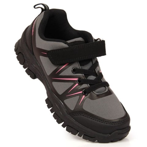 Buty trekkingowe na rzep American Club Jr AM902A szare American