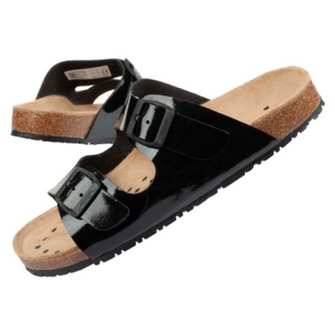 Klapki robocze Abeba Sandals Black W 8088 Abeba