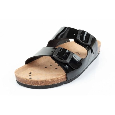 Klapki robocze Abeba Sandals Black W 8088 Abeba