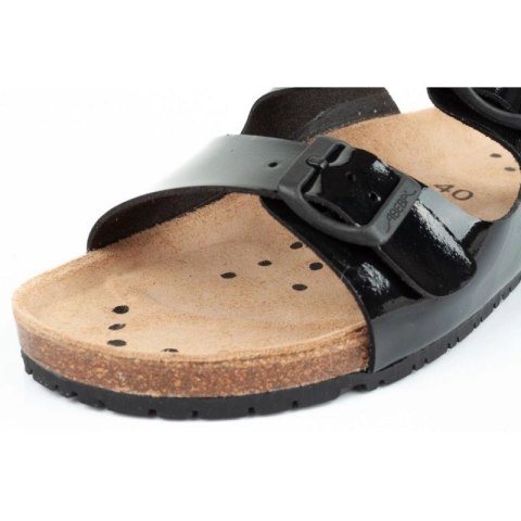 Klapki robocze Abeba Sandals Black W 8088 Abeba