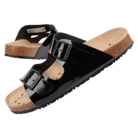 Klapki robocze Abeba Sandals Black W 8088 Abeba