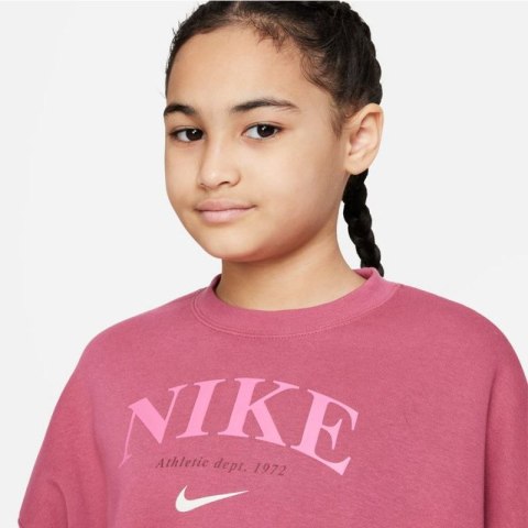 Bluza Nike Sportswear Trend Flc Crew Jr DV2563 633 Nike SPORTSWEAR