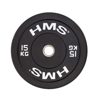 Talerz olimpijski HMS BLACK BUMPER 15 kg BBR15 HMS