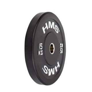 Talerz olimpijski HMS BLACK BUMPER 15 kg BBR15 HMS