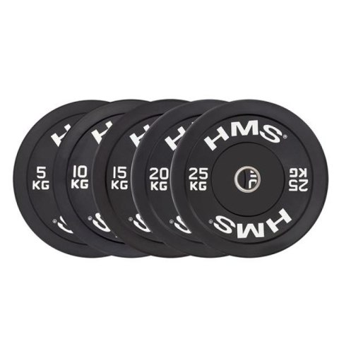 Talerz olimpijski HMS BLACK BUMPER 15 kg BBR15 HMS
