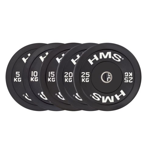 Talerz olimpijski HMS BLACK BUMPER 15 kg BBR15 HMS