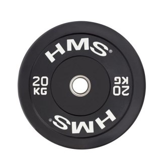 Talerz olimpijski HMS BLACK BUMPER 20 kg BBR20 HMS