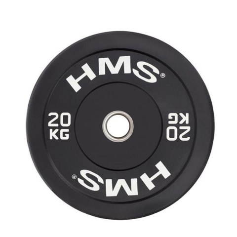 Talerz olimpijski HMS BLACK BUMPER 20 kg BBR20 HMS