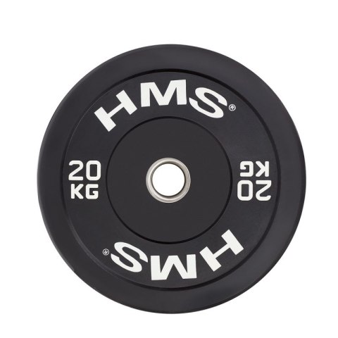 Talerz olimpijski HMS BLACK BUMPER 20 kg BBR20 HMS