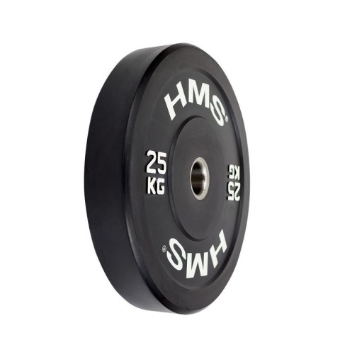 Talerz olimpijski HMS BLACK BUMPER 25 kg BBR25 HMS