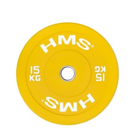 Talerz olimpijski HMS YELLOW BUMPER 15 kg CBR15 HMS