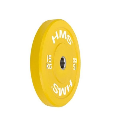 Talerz olimpijski HMS YELLOW BUMPER 15 kg CBR15 HMS