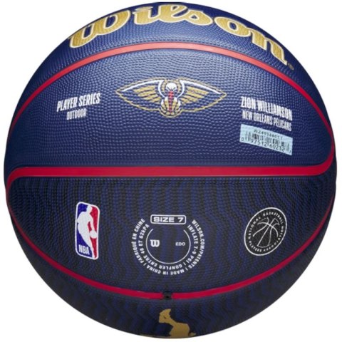Piłka do koszykówki Wilson NBA Player Icon Zion Williamson Outdoor Ball WZ4008601XB7 Wilson