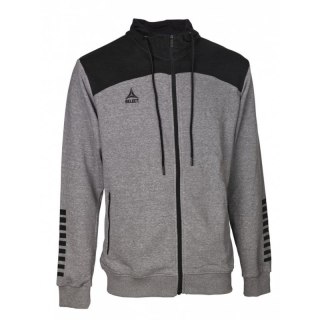 Bluza Select Oxford Zip Hoodie U T26-01811 szaro/czarna Select