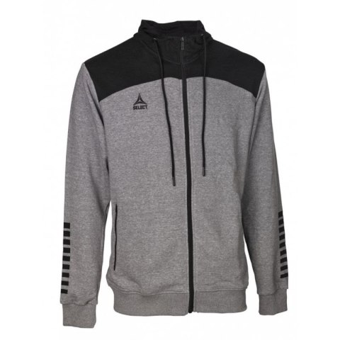 Bluza Select Oxford Zip Hoodie U T26-01811 szaro/czarna Select