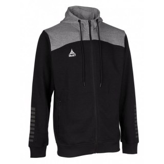 Bluza Select Oxford Zip Hoodie Women czarno/ szara Select