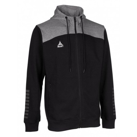 Bluza Select Oxford Zip Hoodie czarno/ szara Select