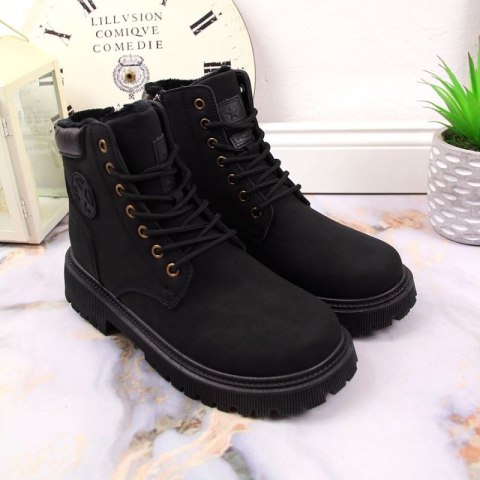 Trapery ocieplane z zamkiem NEWS W EVE364A czarne NEWS