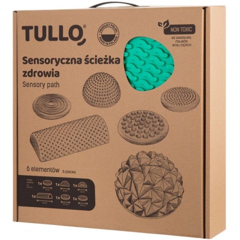 Zestaw sensoryczny ścieżka zdrowia 6 szt. Tullo 490 Inny