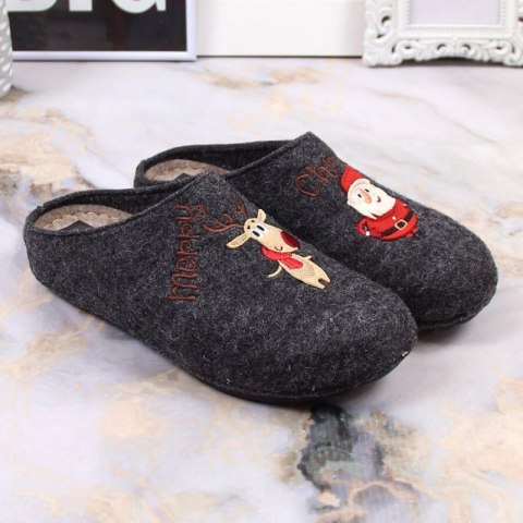 Kapcie filcowe Panto Fino świąteczne W KK267038 INT1798 Inny