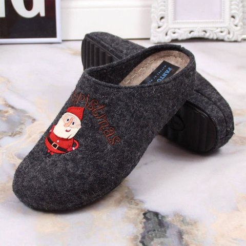 Kapcie filcowe Panto Fino świąteczne W KK267038 INT1798 Inny