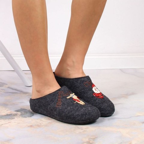 Kapcie filcowe Panto Fino świąteczne W KK267038 INT1798 Inny