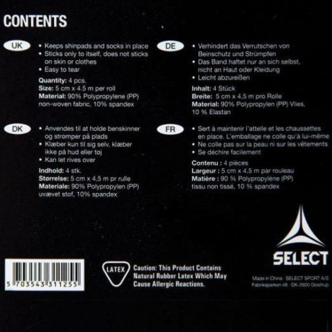 Taśma do getr Select 4/pack 5 cm x 4,5 m T26-17710 Select