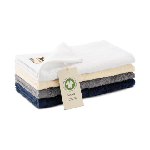 Ręcznik mały unisex Organic (GOTS) (biały)