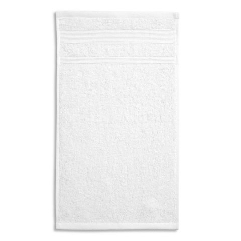 Ręcznik mały unisex Organic (GOTS) (biały)