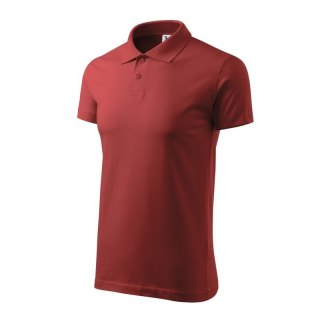 Koszulka polo Malfini Single J. M MLI-20213 bordowy Malfini