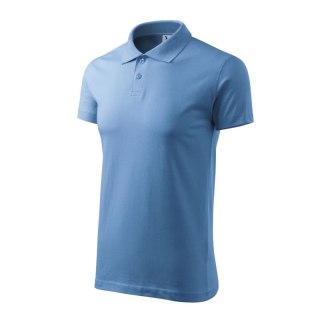 Koszulka polo Malfini Single J. M MLI-20215 błękitny Malfini