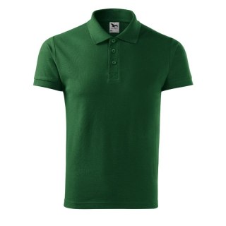 Koszulka polo Malfini Cotton M MLI-21206 zieleń butelkowa Malfini